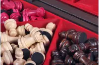 Szachy dla trójki graczy - małe (sześciokątna szachownica o boku 16 cm) Szachy dla trójki graczy - małe (sześciokątna szachownica o boku 16 cm)