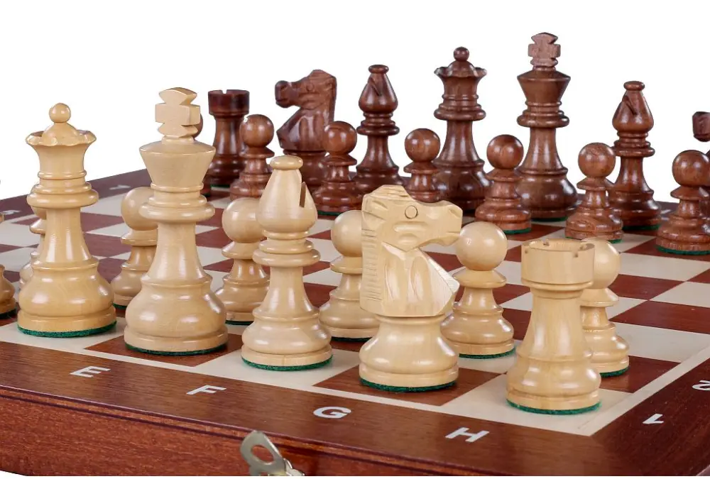 Szachy Turniejowe French Staunton Gold nr 5