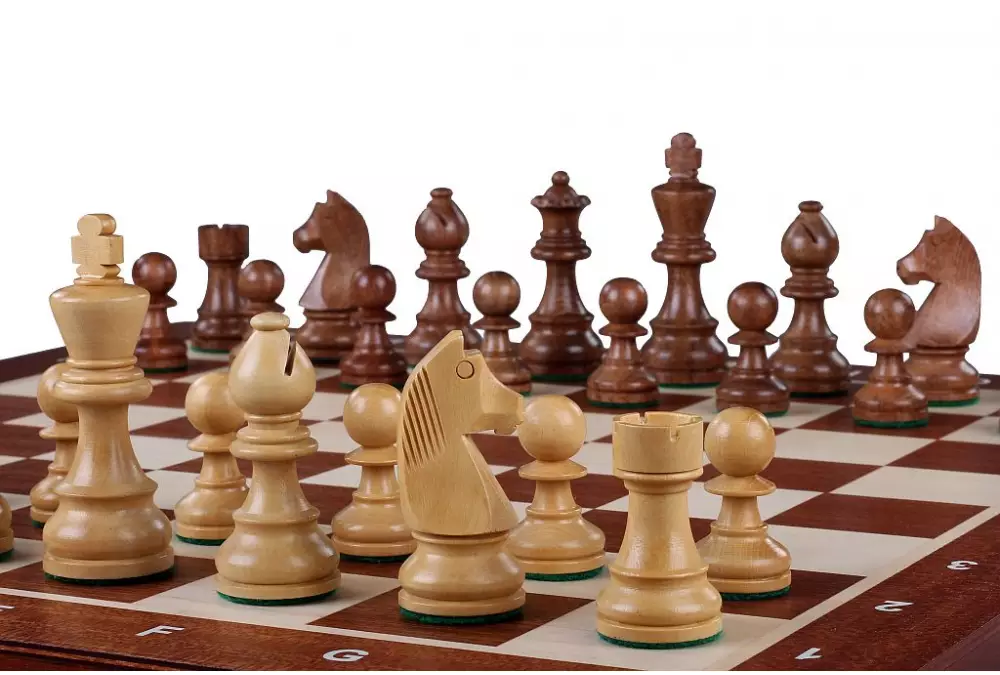 Szachy Turniejowe Timeless (German) Staunton Gold 3 cale