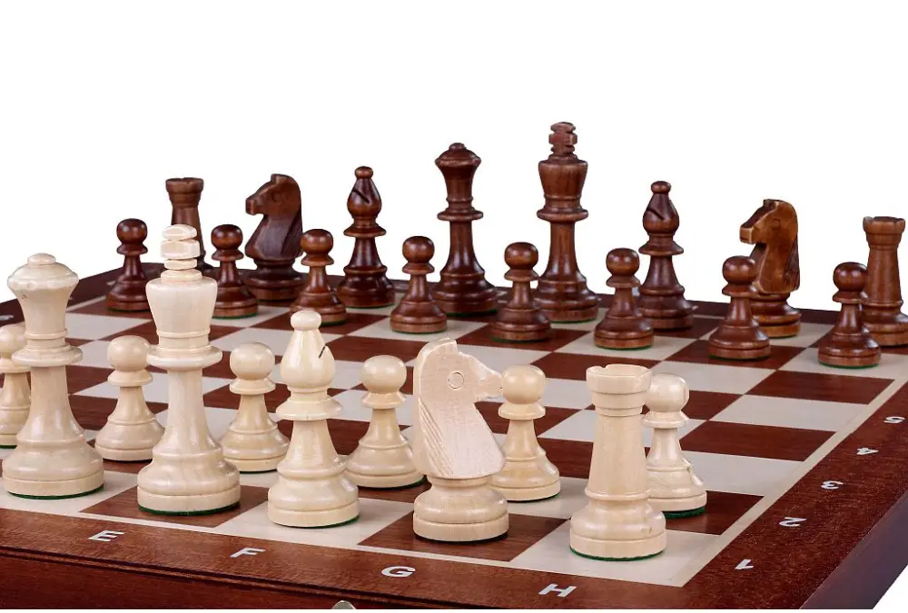 Szachy Turniejowe nr 5 Sunrise, Intarsjowane