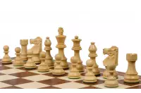 Szachy drewniane French 3,75 cala (pole 58 mm) Szachy drewniane French 3,75 cala (pole 58 mm)