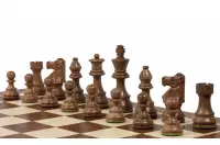 Szachy drewniane French 3,75 cala (pole 58 mm) Szachy drewniane French 3,75 cala (pole 58 mm)