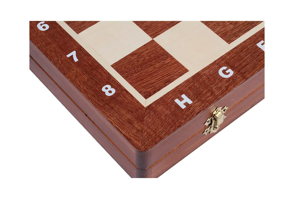 Składana kasetka szachowa do przechowywania figur szachowych (pole 55 mm)