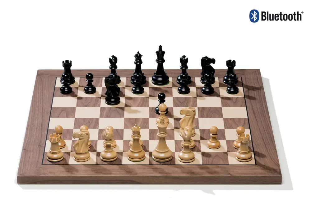 Szachownica elektroniczna DGT Bluetooth E-Board Orzech + Figury DGT Classic