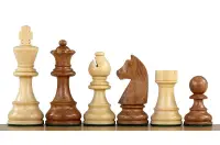 Figury szachowe Timeless (German) Akacja indyjska/Bukszpan 4 cale Figury szachowe Timeless (German) Akacja indyjska/Bukszpan 4 cale