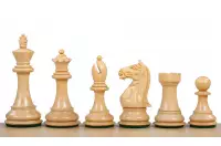 Figury szachowe Supreme Akacja indyjska/Bukszpan 3,75 cala Figury szachowe Supreme Akacja indyjska/Bukszpan 3,75 cala