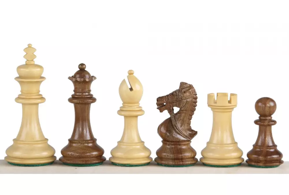 Figury szachowe King's Bridal Akacja/Bukszpan 3,5 cala