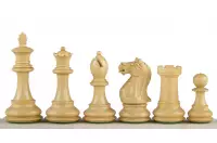 Figury szachowe Oxford Akacja/Bukszpan 3,75 cala Figury szachowe Oxford Akacja/Bukszpan 3,75 cala