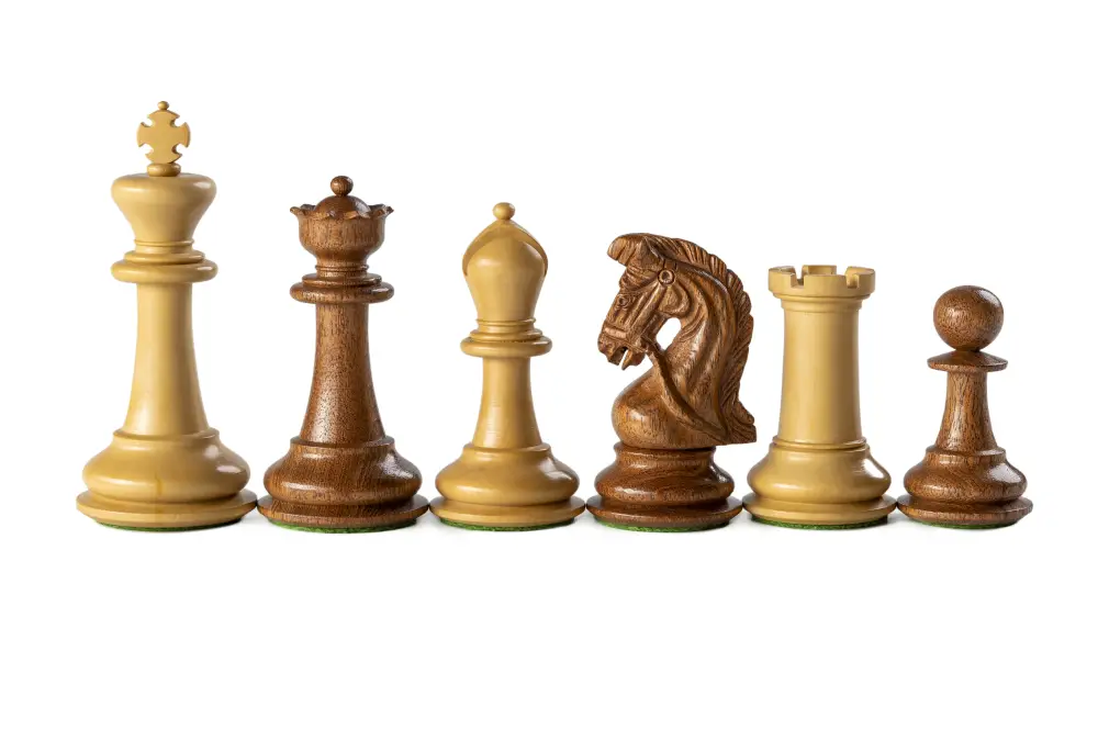 Figury szachowe Sultan 3,75 cala Akacja/Bukszpan