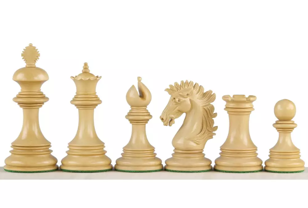 Figury szachowe Sunrise 4 cala Redwood