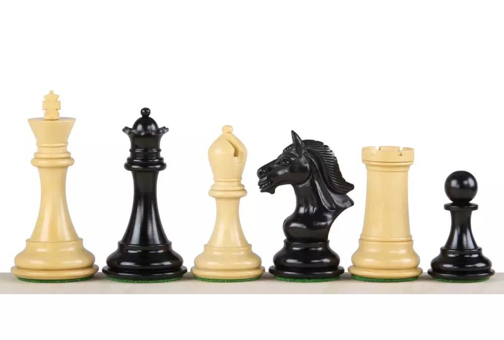 FIGURY SZACHOWE DERBY HEBANOWE 4 CALE