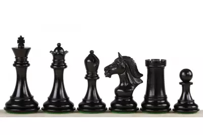 FIGURY SZACHOWE DERBY HEBANOWE 4 CALE