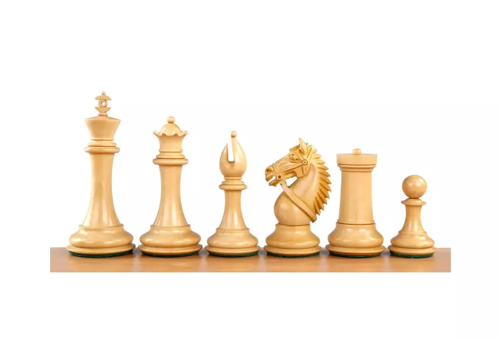 Figury szachowe Made in America Heban 4,25 cala