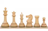 Figury szachowe Parthenon Heban 4 cale Figury szachowe Parthenon Heban 4 cale