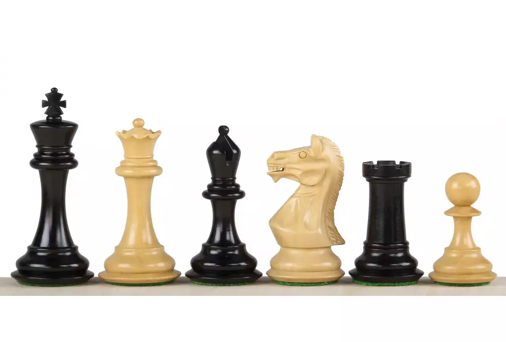 Figury szachowe Potish Head Heban 3,75 cala