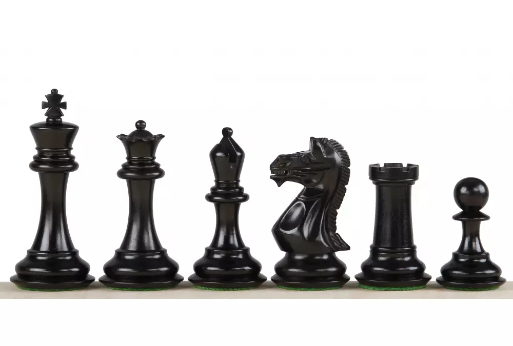 Figury szachowe Potish Head Heban 3,75 cala