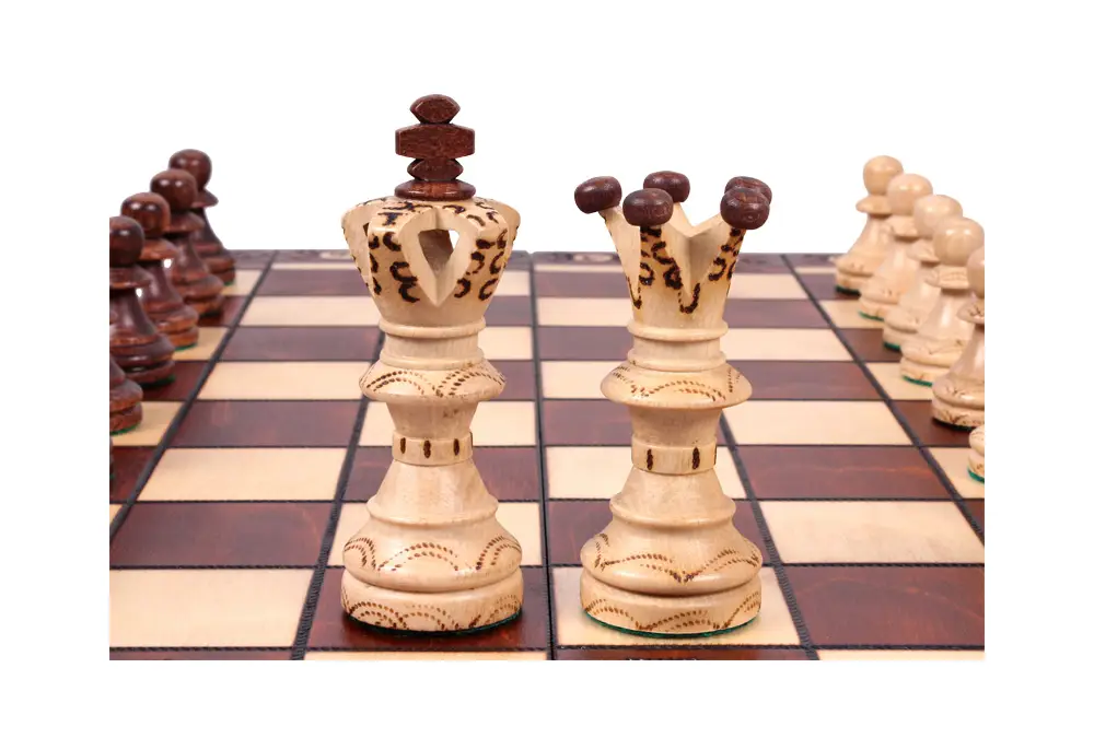 LUKSUSOWE Szachy AMBASADOR - duże (54 x 54 cm)