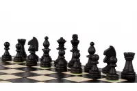 SZACHY MAGNETYCZNE DREWNIANE - CZARNE SZACHY MAGNETYCZNE DREWNIANE - CZARNE