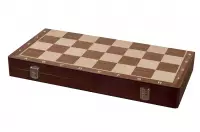 Szachy turniejowe Sunrise (45 x 45 cm) orzech / klon