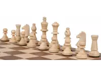 Szachy turniejowe Sunrise (45 x 45 cm) orzech / klon