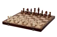 Szachy turniejowe Sunrise (45 x 45 cm) orzech / klon
