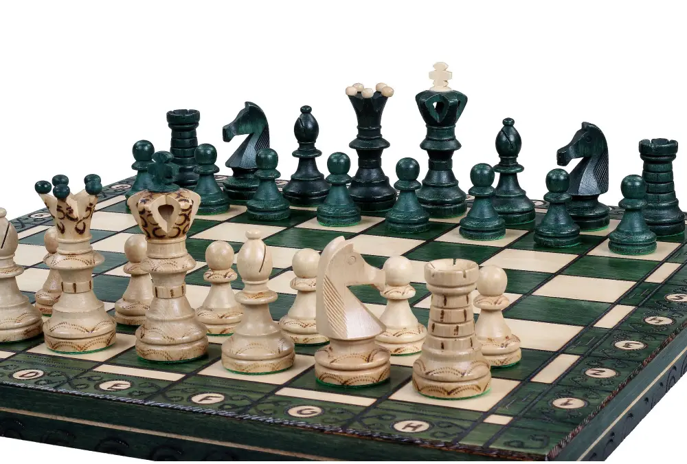 SZACHY AMBASADOR New Line kolor zielony