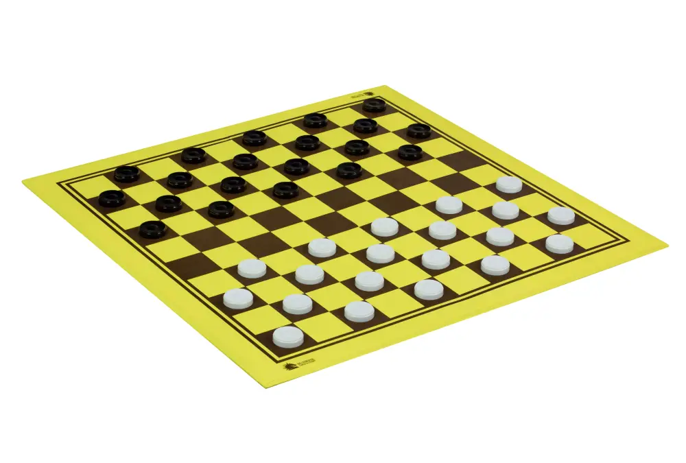 Pionki plastikowe (kamienie) do warcabów 100 polowych (27 mm)