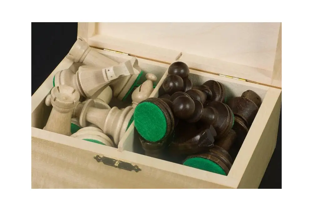 STAUNTON NR 5 w jasnej kasecie drewnianej