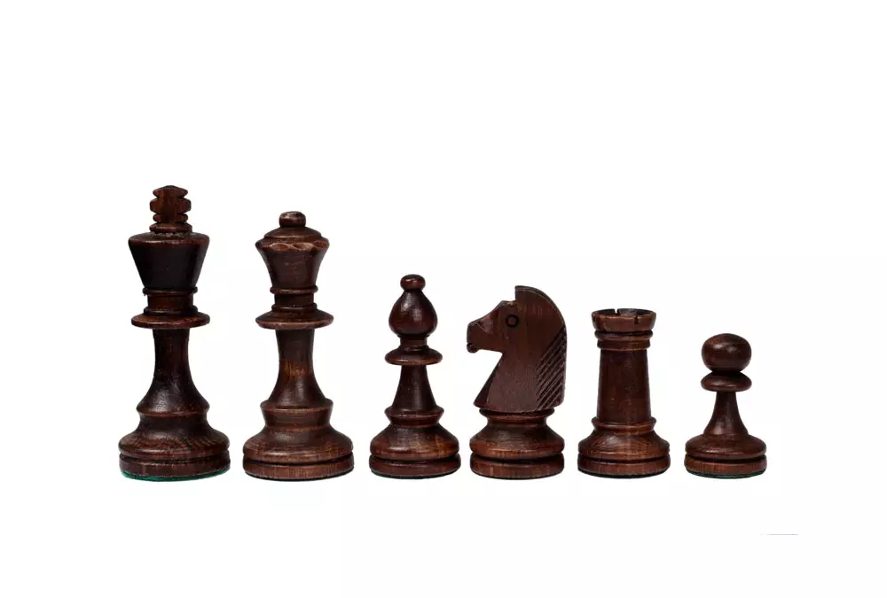 STAUNTON NR 4 Rzeźbione Drewniane