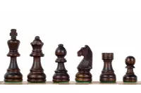 Zestaw szachowy turniejowy - figury szachowe drewniane CHW26 JM z dodatkowymi hetmanami (król 90 mm) + szachownica tekturowa składana o polu 55 mm + w Zestaw szachowy turniejowy - figury szachowe drewniane CHW26 JM z dodatkowymi hetmanami (król 90 mm) + szachownica tekturowa składana o polu 55 mm + w