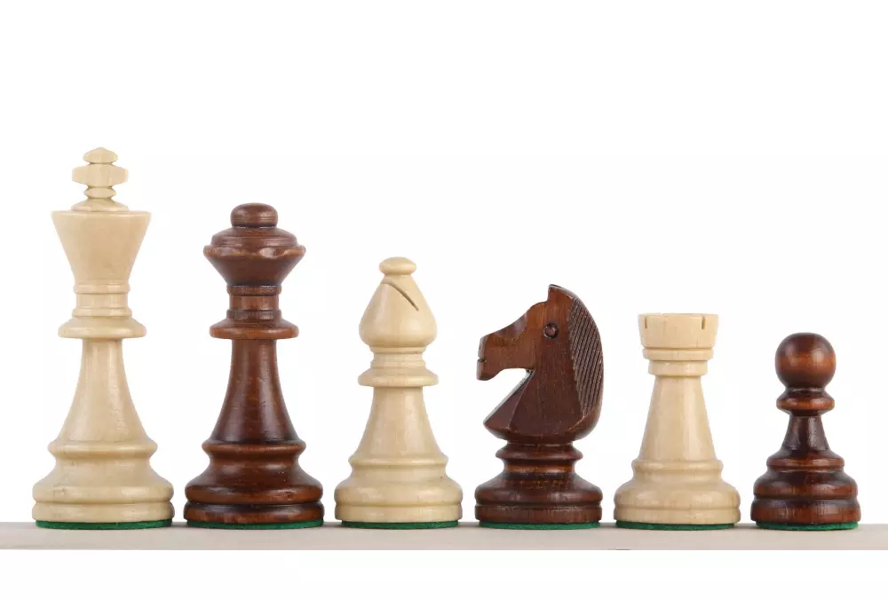 STAUNTON NR 6 Rzeźbione Drewniane