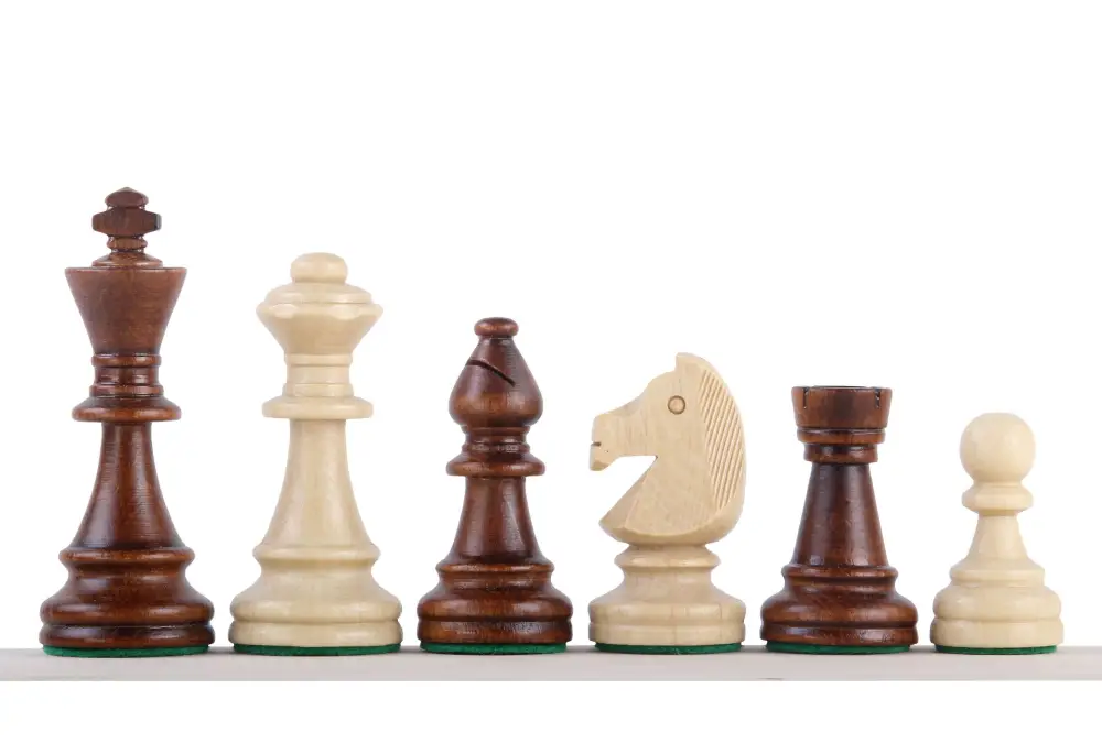 STAUNTON NR 6 Rzeźbione Drewniane