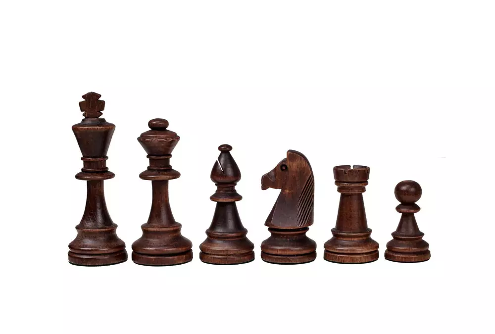 STAUNTON NR 6 Rzeźbione Drewniane