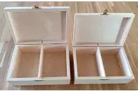 Drewniany kuferek do przechowywania figur Staunton nr 5 (wysokość króla 90 mm) - surowe drewno Drewniany kuferek do przechowywania figur Staunton nr 5 (wysokość króla 90 mm) - surowe drewno