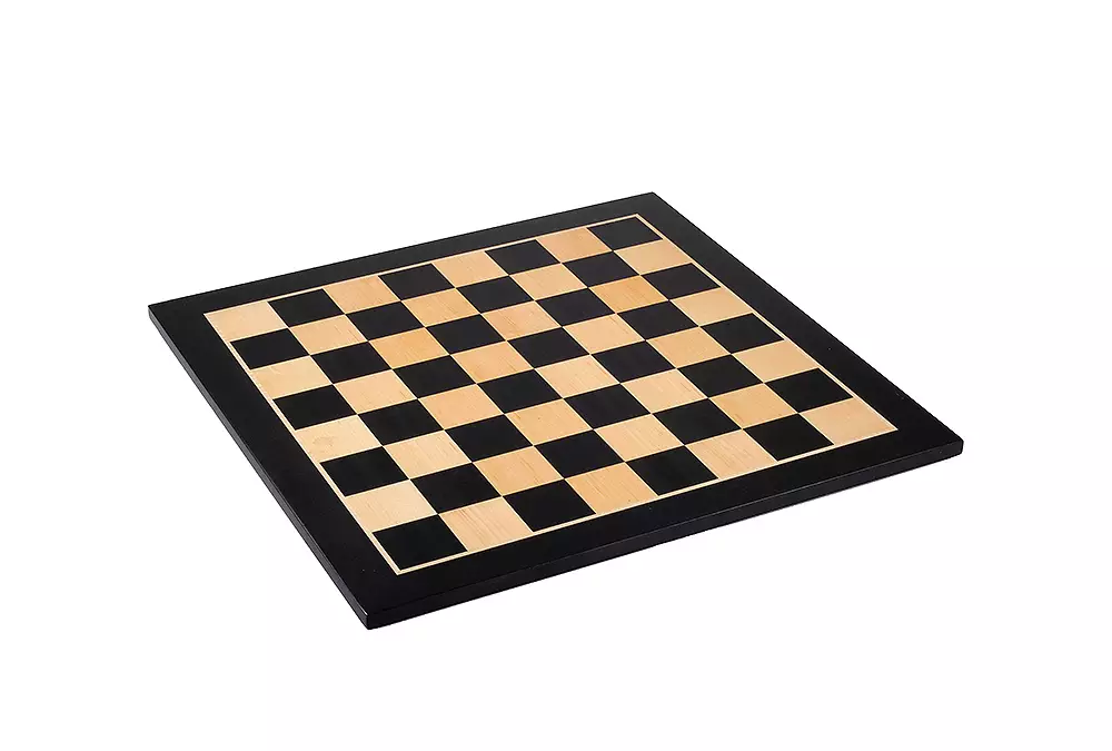 Zestaw szachowy Timeless z hebanizowaną szachownicą (48x48cm)