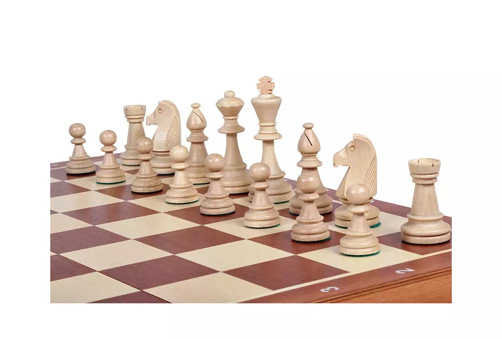 Szachy Turniejowe nr 6 (54x54cm) Intarsjowane