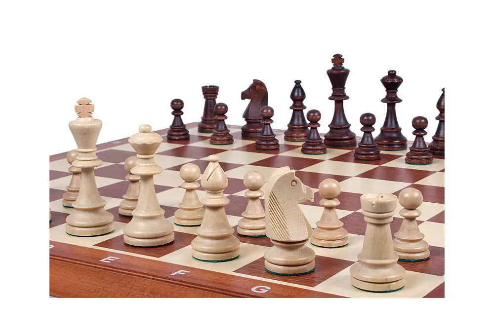 Szachy Turniejowe nr 6 (54x54cm) Intarsjowane