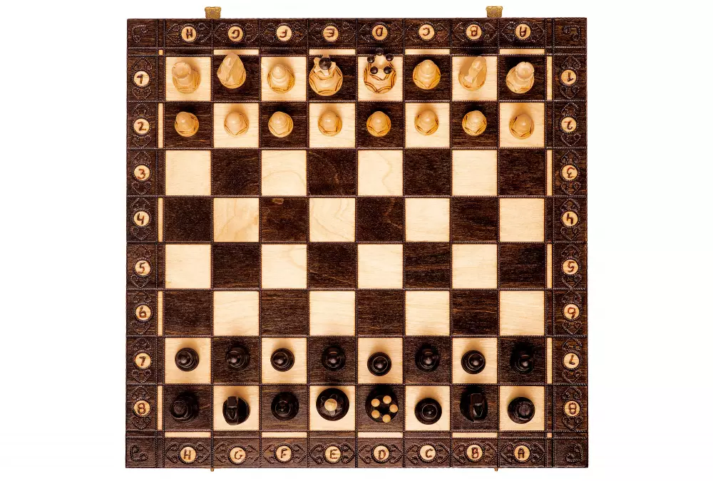 SZACHY SENATOR (42x42cm) - czarne