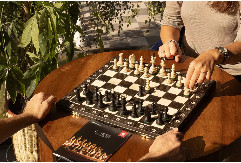 SZACHY SENATOR (42x42cm) - czarne