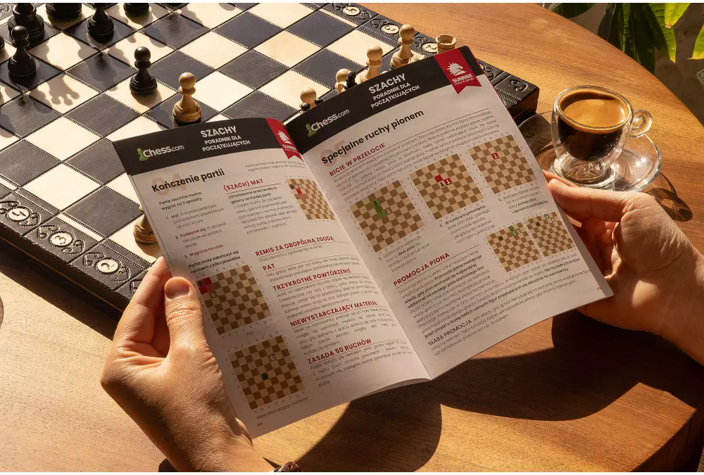 SZACHY SENATOR (42x42cm) - czarne