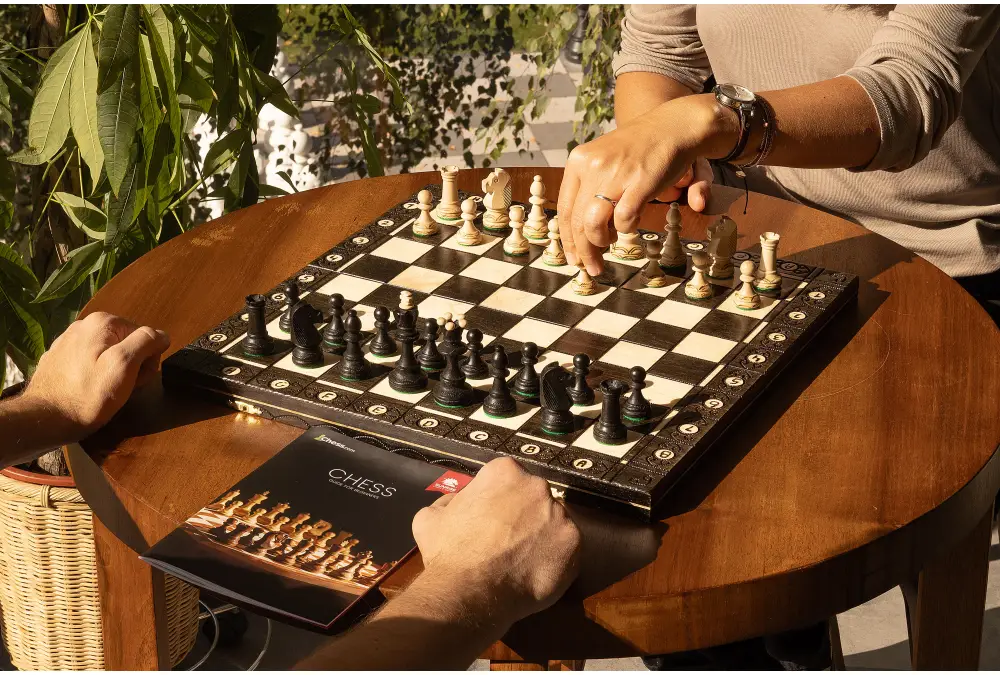 SZACHY SENATOR (42x42cm) - czarne