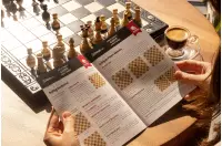 SZACHY SENATOR (42x42cm) - czarne