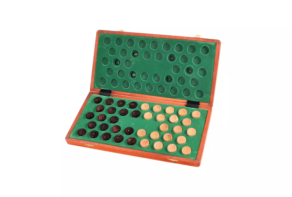 Warcaby 100 pól intarsja