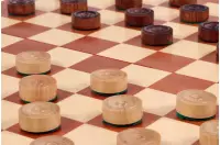 Warcaby 100 pól intarsja Warcaby 100 pól intarsja