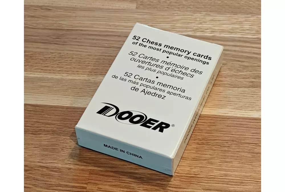 Karty 2 w 1 - klasyczne karty do gry + debiuty szachowe