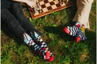 Skarpetki szachowe Rainbow Socks - rozmiar 36-40