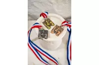 Medal szachowy kwadratowy - złoty Medal szachowy kwadratowy - złoty