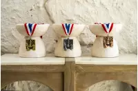 Medal szachowy kwadratowy - złoty Medal szachowy kwadratowy - złoty