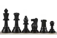 Figury szachowe Staunton nr 3, białe/czarne (król 64 mm) Figury szachowe Staunton nr 3, białe/czarne (król 64 mm)