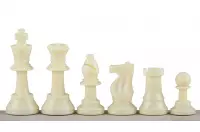 Figury szachowe Staunton nr 3, białe/czarne (król 64 mm) Figury szachowe Staunton nr 3, białe/czarne (król 64 mm)